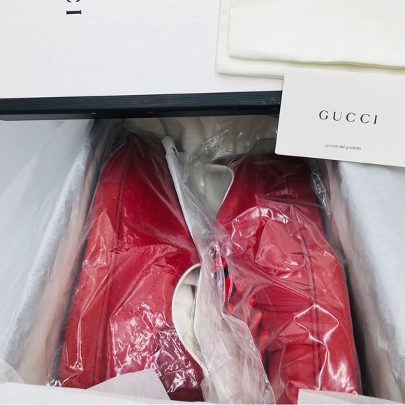 Gucci Ace - Interlocking G - Hibiscus Red - 599147 AYO70 6463 - Picture 14 of 16